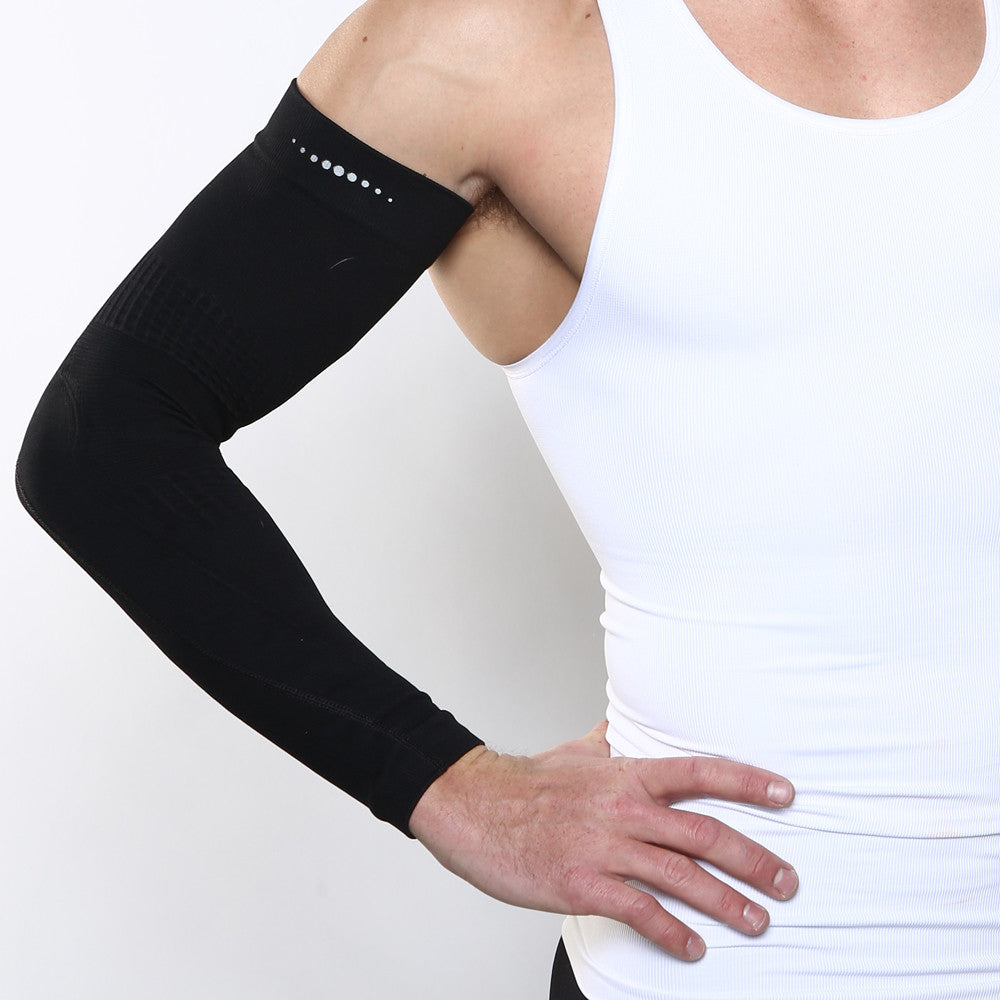 Arm Sleeves (2 Sleeves) - White, CompressionZ